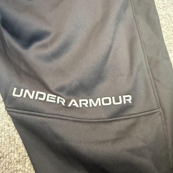 Under Armour Pants Mens XXL Black Jogger Sweatpants Storm Fleece Stretch - Picture 8 of 10
